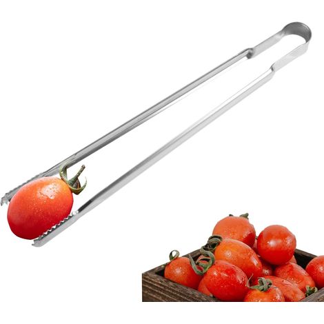 Grillzange Edelstahl Lebensmittelzange lange Clips für Küche