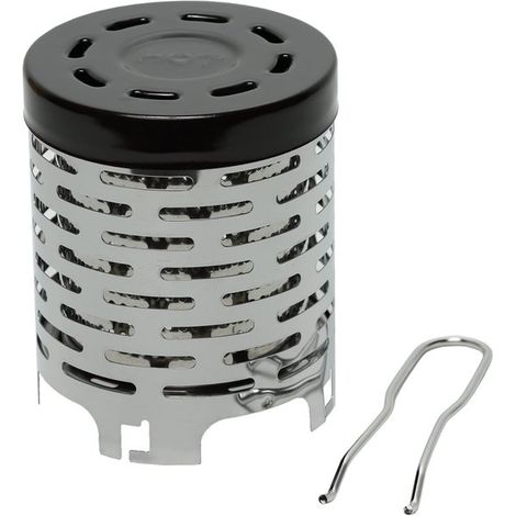 Adaptateur chauffant Camping Jack pour réchauds à gaz, transforme les réchauds en chauffages à gaz, housse chauffante, chauffage de tente, chauffage de camping à gaz en acier inoxydable (1/5)