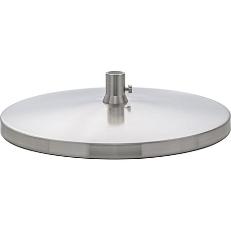 Pied de lampe de bureau pour modèles Slimline – Support autoportant antidérapant – Compatible avec D35108, D35107, D35106 – Finition acier brossé (1/3)