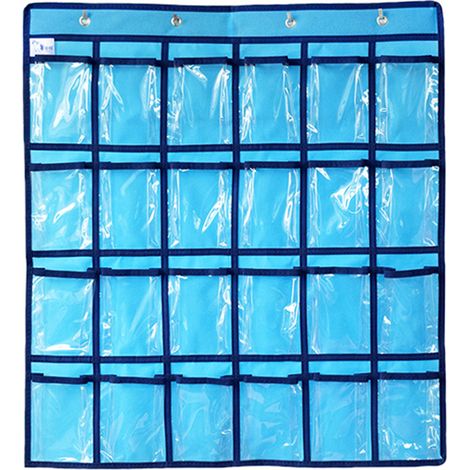 Pochette De Rangement À 24 Compartiments - Transparente - Pour Bijoux Téléphones Et Accessoires - 1 Pièce (1/5)