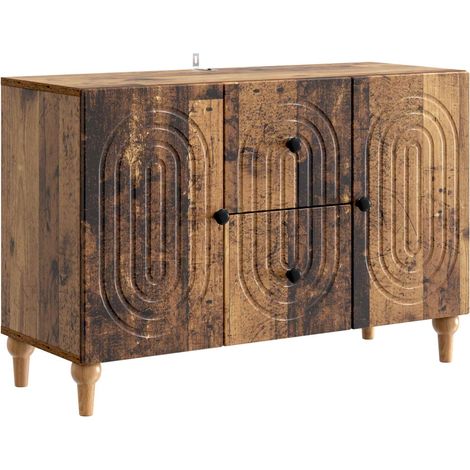 TV Cabinet Old Wood 89 x 34.5 x 60 cm Engineered Wood vidaXL