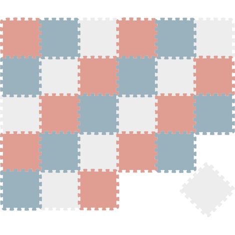 27 Pièces Tapis de Sol Bébé - 30x30 Dalles en Mousse EVA - Carrés Puzzle Enfant (1/5)
