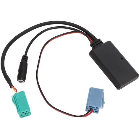 Module Bluetooth pour voiture, câble adaptateur audio AUX sans fil avec microphone, remplacement pour lecteurs CD