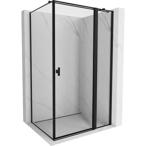 Mexen Mist T Duschkabine schwenkbar rechts 95 x 70 cm, schwarzer Rahmen, schwarz - 8A4T-095-070-70-70-P (1/5)