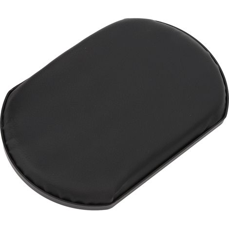 Repose-jambes surélevé pour fauteuil roulant, coussinets de mollet de rechange en cuir noir, compatibles avec la plupart des fauteuils roulants manuels. (1/5)