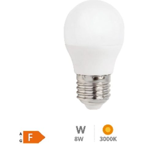 FPLUS bombilla led esferica e27 8w 3000k (caja 10) , Potencia W 8
Amperios Ma 46
Ángulo Apertura Grado 200
Cri 80
Horas Vida 25000
Lumenes Lm 710
On Off 15000
Voltaje Maximo 240
Vo