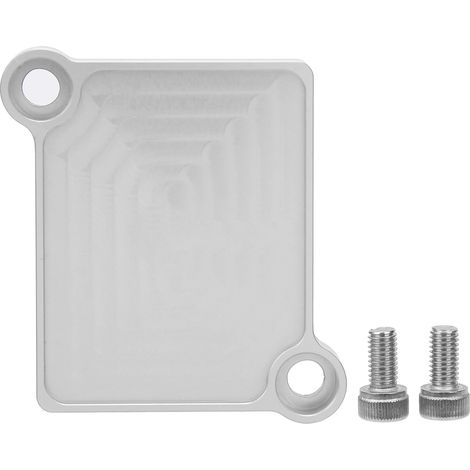 Plaque d'obturation pour corps de papillon et valve de ralenti, accessoire compatible Honda Civic/Integra/Accord, couleur argent (1/5)