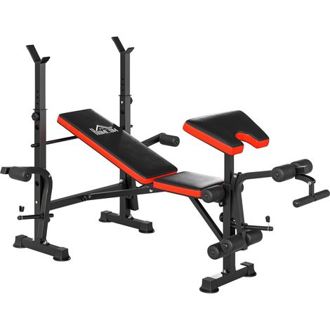 Verstellbare Hantelbank, Multipositions-Fitnessstation, Stahl