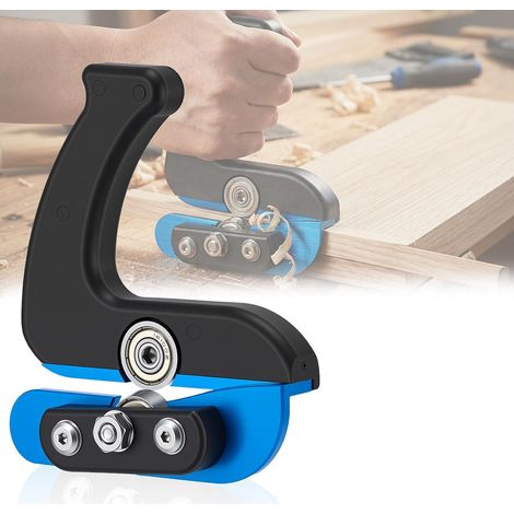Edge Planer, Edge Cutter for Wood Milling Machine Portable with Two Off-Centre Bearings for Materials 0.3 to 2.5 mm Precise Finish for Laminate Panels (PVC ACP Melamine Vinyl) (1/5)