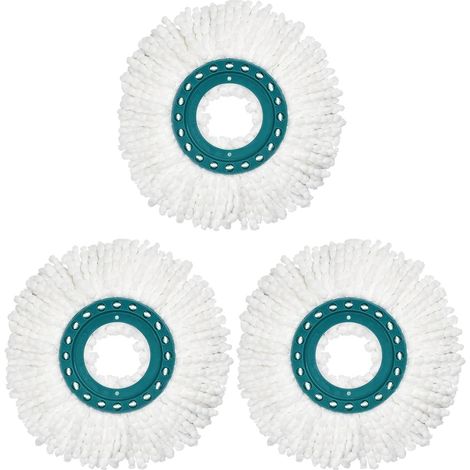 Adecuado para el cabezal giratorio de la fregona Liffy Twist, la almohadilla para el cabezal y los accesorios de microfibra (3 piezas). (1/5)