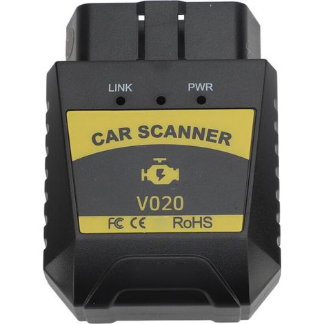 Outil de diagnostic OBD pour voiture, scanner Bluetooth, voyant de contrôle du moteur, lecteur de codes pour véhicules Android Auto EOBD (1/4)