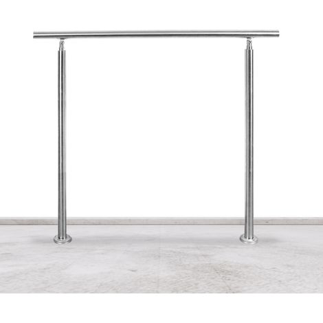SWANEW Ringhiera 180 cm acciaio inox 0 binari corrimano balaustra aiuto scala balcone interno esterno
