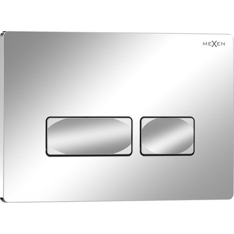 Bouton de chasse d'eau Mexen Tex 04, chrome brillant - 6104-03 (1/2)