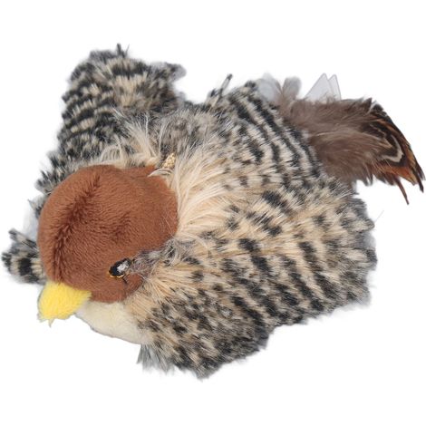 Jouet interactif électrique pour chat, jouet à poursuivre en peluche douce et couineur pour réduire l'anxiété, idéal pour la maison et l'intérieur (14 x 7 x 5,5 cm). (1/5)