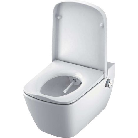 Tece TECEone - Dusch-WC mit WC-Sitz SoftClose, Rimless, weiß TECEONESET