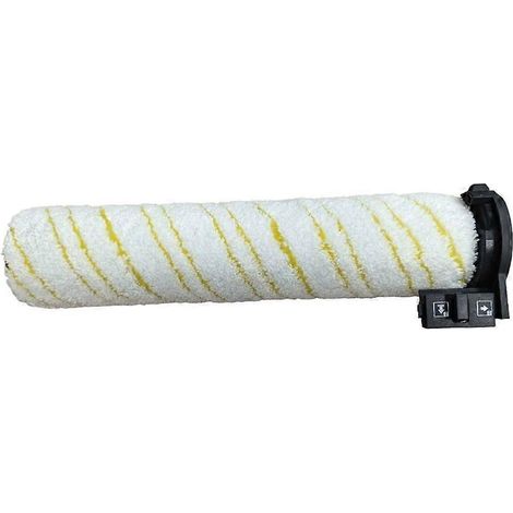 Brosse rotative de rechange pour aspirateur Kärcher FCV4 - Accessoires pour parquets et sols durs - Forte absorption des saletés (1/5)