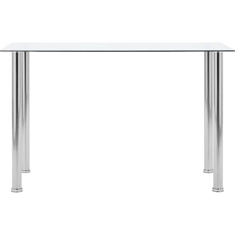 Maison Exclusive - Table à manger Transparent 120x60x75 cm Verre trempé (1/5)