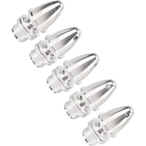 5 colliers de serrage en aluminium pour moteurs RC, avions à aile fixe, diamètre d'arbre 5mm, lot de 5 pièces (1/5)
