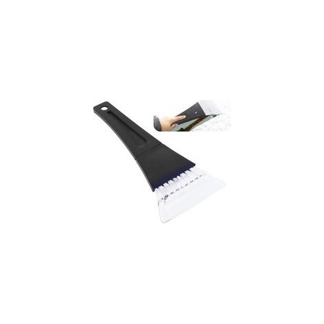 Grattoir à glace de voiture, grattoir à glace pour l'hiver, grattoir à glace efficace, rapide, sans effort et doux, grattoir à neige stable, efficace et sûr pour voiture – Noir
