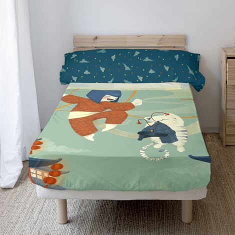 The warrior Juego de sábanas 2 piezas 180x270 cm (Cama 105) (1/5)