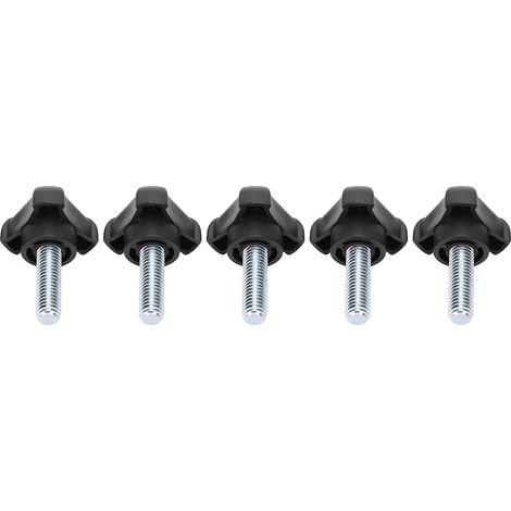 Kit de 5 vis à tête triangulaire en plastique pour poignée et bouton, accessoire de serrage M10 30 mm