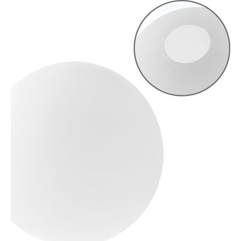Lámpara colgante interlusa cristal blanco diseño minimalista claro