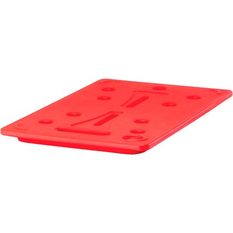 Plaque chaude Camwarmer GN 1/1 pour EPP160 EPP180 EPP180LH EPP300 et EPP400 - 53 x 32.5 x 3 cm - Rouge feu - Cambro