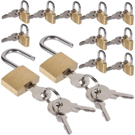 de 12 mini cadenas de s curit pour bagages agenda sac dos (1/5)