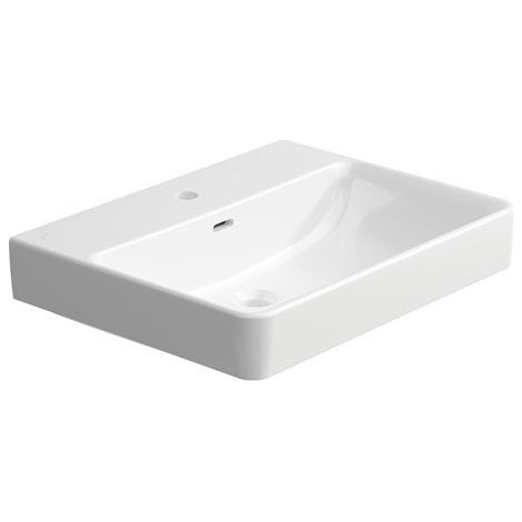 LAUFEN PRO S lavabo design spécial, sans trop-plein, 1 robinet 600 x 465 mm blanc LCC LAUFEN