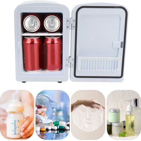 Mini Frigo Portable Réfrigérateur de Voyage 4L pour Peaux Sensibles et Aliments
Avantages : économie énergie, silence 25dB, chauffage 65℃, adaptable auto DC12V. (1/5)