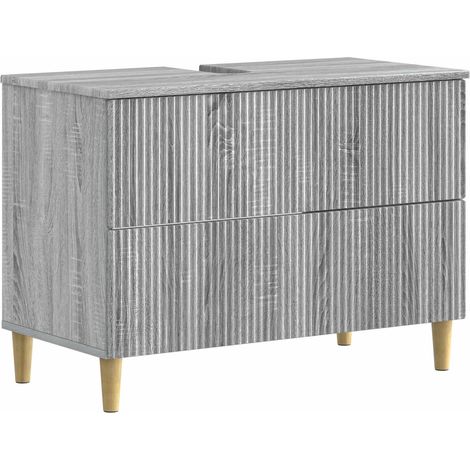 Bathroom Sink Cabinet ARNHEM Grey Sonoma 82 x 41x 59 cm vidaXL (1/5)