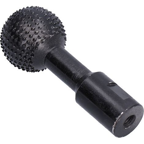 Angle grinder, woodworking ball groove cutter, carving knife, sanding tool, black woodworking grooving and shaping spiked ball, 14mm. (1/5)
