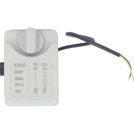 Vanne à bille motorisée à 2 fils, en laiton résistant à l'usure, IP54, AC220V, pour eau chaude/froide et solution de glycol à 50 %, DN15 (1/5)