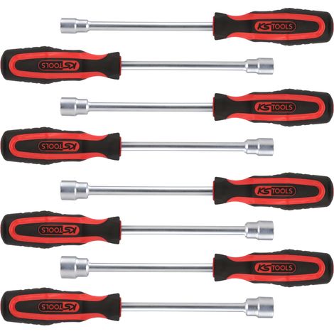 KS Tools ERGOTORQUEplus Stecknuss-Schraubendreher-Satz, 8-tlg (1/2)