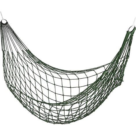 Filiyano-Hamac en filet, idéal pour le jardin ou le camping, léger et adapté à une utilisation intérieure et extérieure. (1/4)