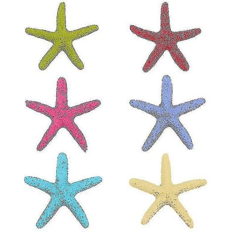1 guirlande de pendentifs étoiles de mer créatifs en résine de style méditerranéen, décoration murale suspendue pour la maison, l'hôtel ou le café