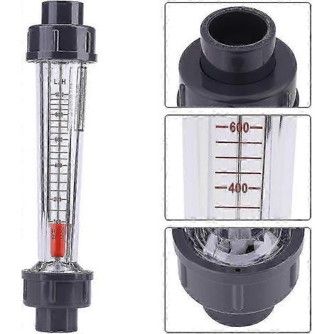 Débitmètre d'eau à tube en plastique transparent, 100-1000 L/h, mesure du débit d'eau -15 (1/3)