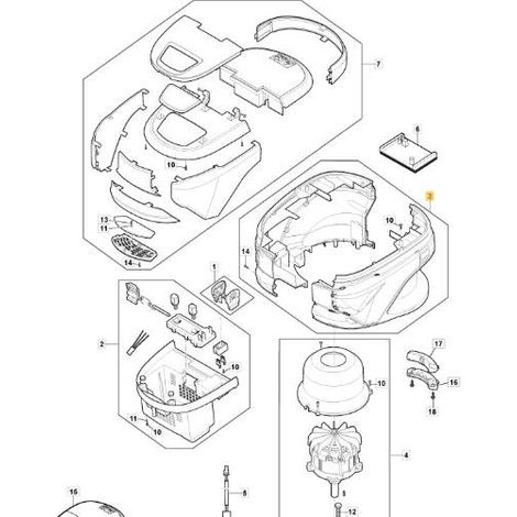 KIT CARTER PH 60V STIGA ORIGINALE STIGA - 118810834/0