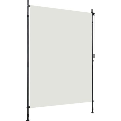 vidaXL Tenda a Rullo per Esterni 150x270 cm Crema (1/5)
