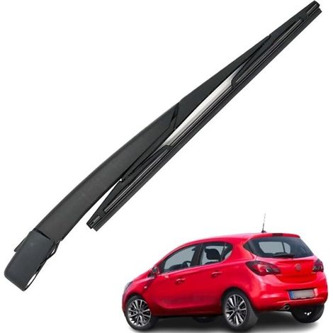 Bras Essuie Glace Arrière et Balai Essuie Glace, Arrière de Bras d'Essuie-Glace en Caoutchouc Naturel Toutes Saisons Kit Compatible avec Astra H 2004–2010, Compatible avec Corsa E 2014-2019 (1/5)