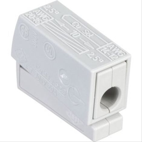 Borne de connexion auto 224 pour luminaires 1 rigide / 1 souple - boîte de 100