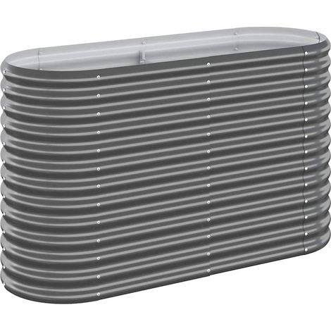 Maison Exclusive - Hochbeet Verzinkter Stahl 114x40x68 cm Anthraz
