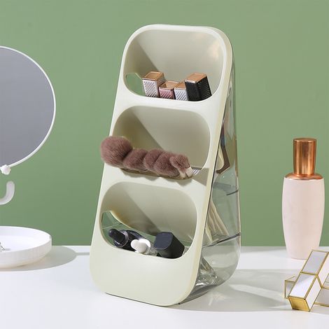 Etagère - Plastique - 33 x 16 x 15 cm - Pour Salle De Bain Cuisine Bureau - Vert Clair - 1 Pièce (1/5)