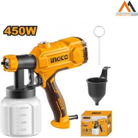 AEROGRAFO ELETTRICO 450W C/ACCESSORI