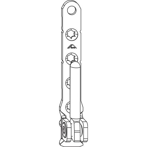Roto NX Ecklager P6/150 PVC verstellbar mit 2 Bohrzapfen TK 150kg Stahl verzinkt