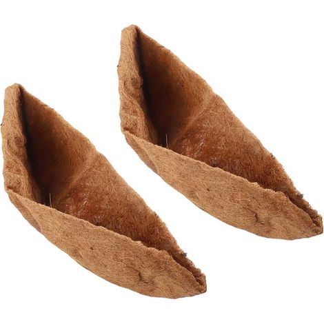 Doublure de panier suspendu en fibre coco naturelle pour le jardinage d'intérieur et d'extérieur (1/3)
