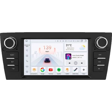 Radio para coche, pantalla táctil, integración con smartphone, compatible con BMW Serie 3, diseño inalámbrico, S6 (8 núcleos-6G 64G) (1/2)