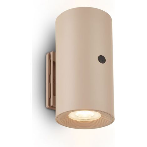 LED Wandleuchte Wandlampe ohne Stromanschluss Bewegungsmelder Akku ohne Bohren