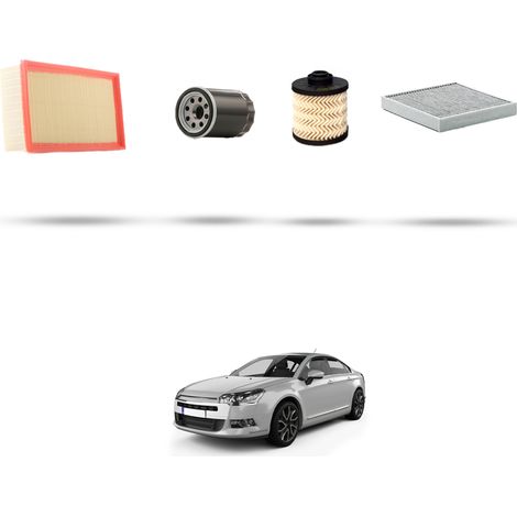 Kit tagliando 4 filtri compatibile con Citroen C5 III 2.0 BlueHDI 110kw dal 2015 (1/5)
