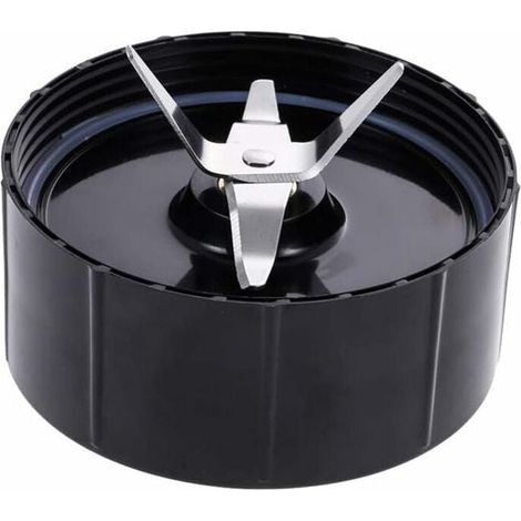 Ahlsen – Accessoires blender noir – Base et engrenages en plastique et caoutchouc – Lame en acier inoxydable sans BPA – Compatible Magic Bullet (1/5)